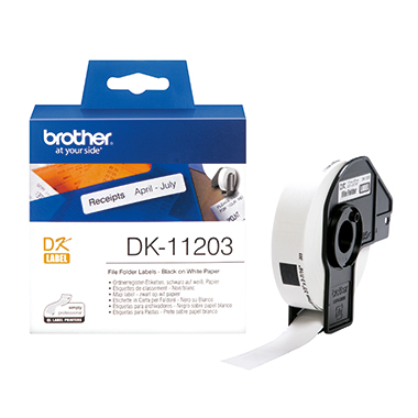 Etikett Brother DK11203 17x87mm weiß Aktenen
