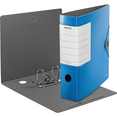 Ordner Leitz Solid 1112 A4 80mm hellblau 