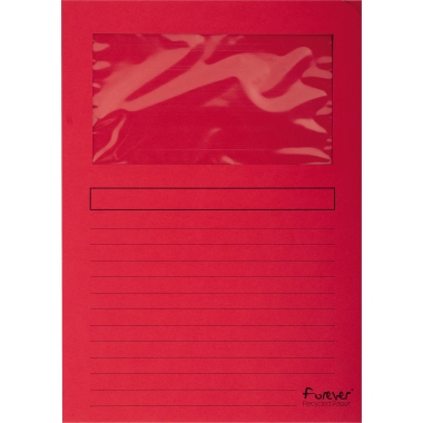 Sichtmappe Exaclair 50105E A4 rot 