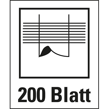 Blocklocher Novus B2200 schwarz bis 200 Blatt