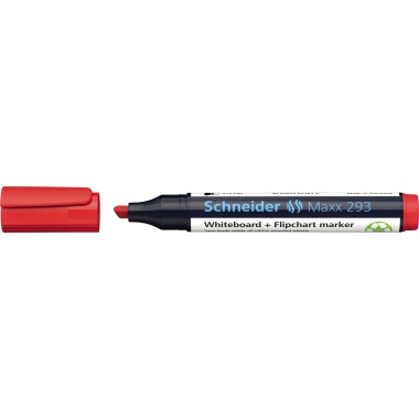 Boardmarker Schneider Maxx 293 rot 1-4mm, Keilspitze