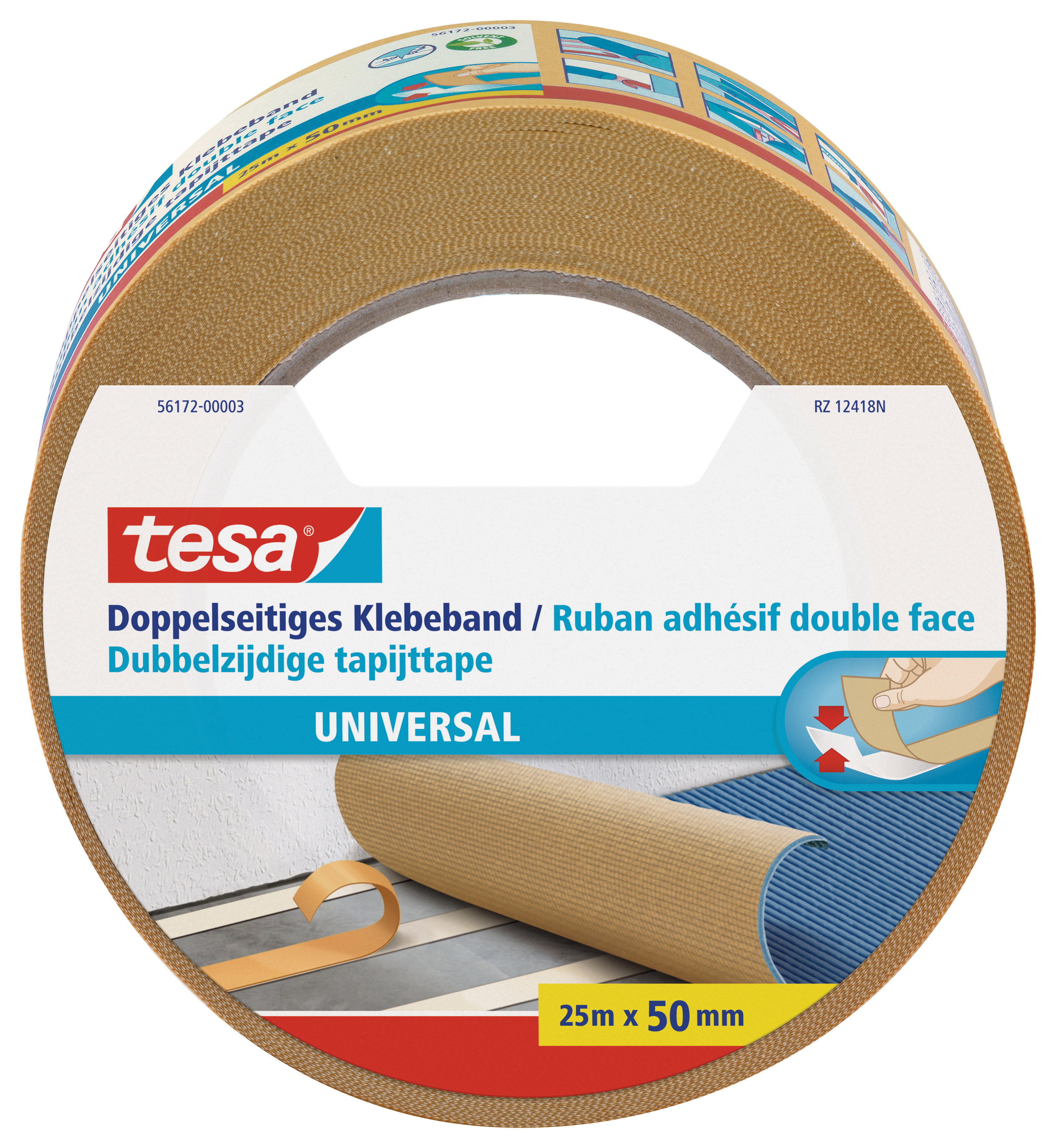Klebeband Tesa 56172 25mx50mm doppels. Doppelseitig