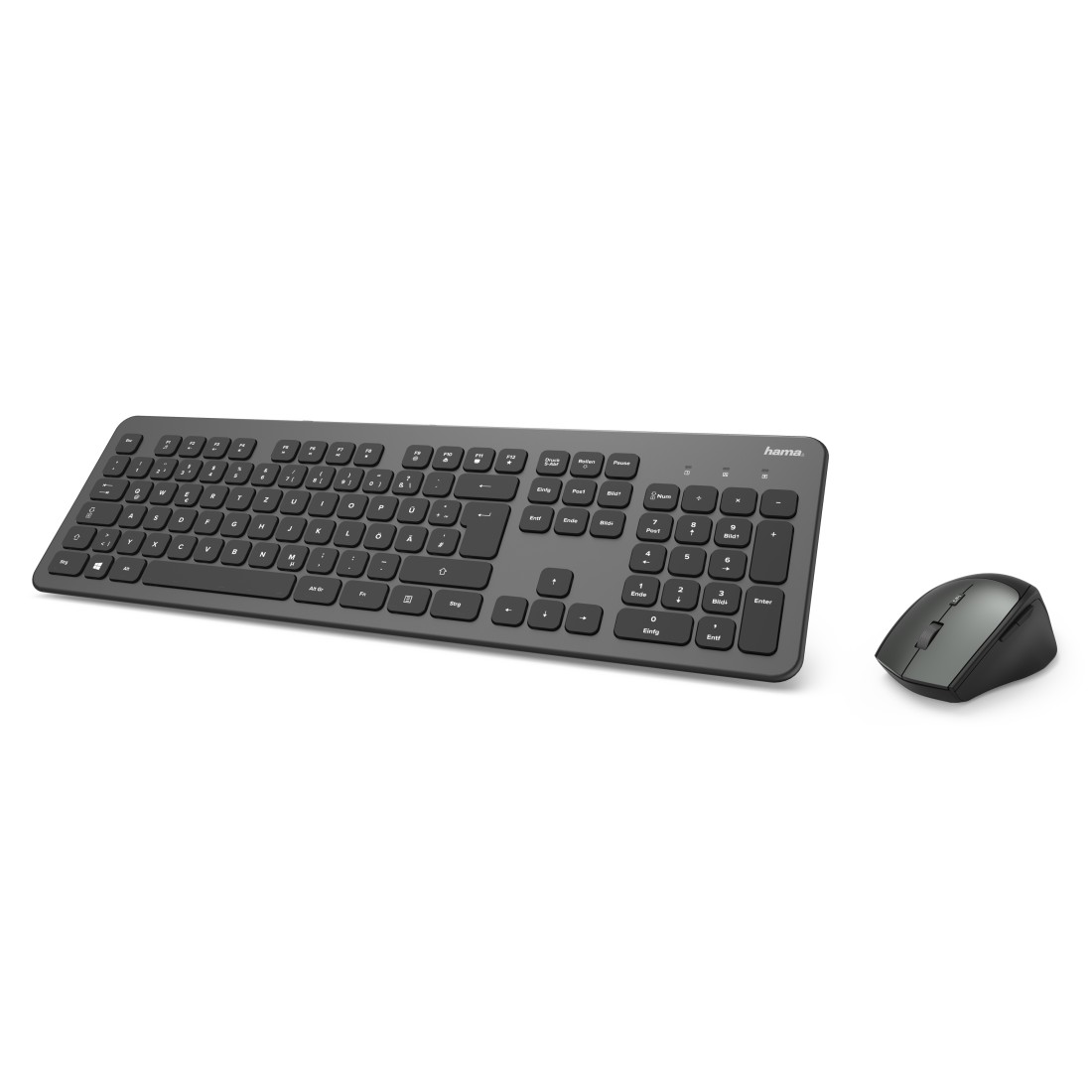 Tastatur-Maus-Kit hama KMW-700 Anthr./sw Anthrazit/schwarz