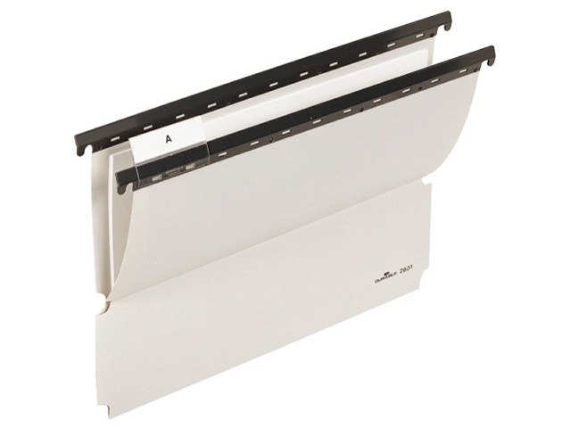 Hängemappe Durable 2601 grau für A4 seitlich geschlossen reissfest PP