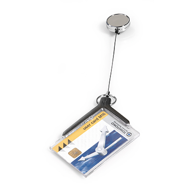 Ausweish. Durable 830758 Jojo verchr. Deluxe, 1 Karte, anthrazit