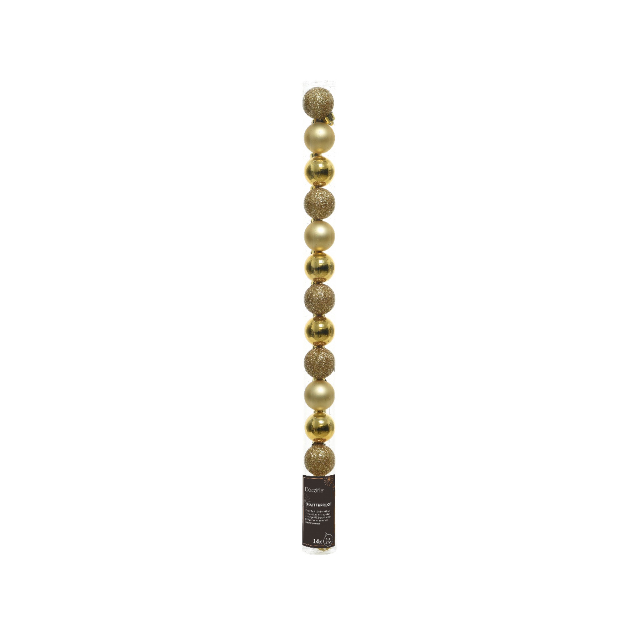 Christbaumschmuck DECORIS 20456 3cm gold 
