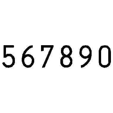 Paginierstempel Reiner Numeroteur B6 6 Räder 200300-011