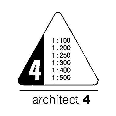 Dreikantmaßstab Rumold 150/4/30 Archit. Architekt, 1:100, 1:200, 1:250, 1:300, 1