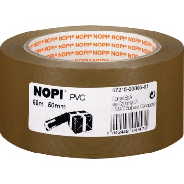 Packband Nopi 57215 66mx50mm braun PVC 