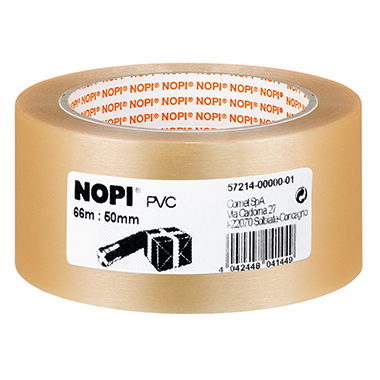 Packband Nopi 57214 66mx50mm transparent Pvc