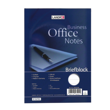 Briefblock Landre 100050268 DIN A5 liniert 50 Bl.