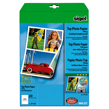 Inkjet Fotopap. Sigel IP720 A4 190g 