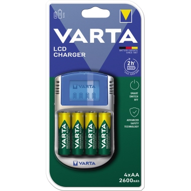 Ladegerät Varta LCD Charger 4xaa 2500 Mah 57070201451