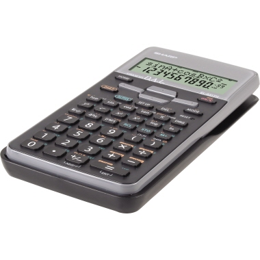 Schulrechner SHARP EL531TH grau 12 stellig, Solar