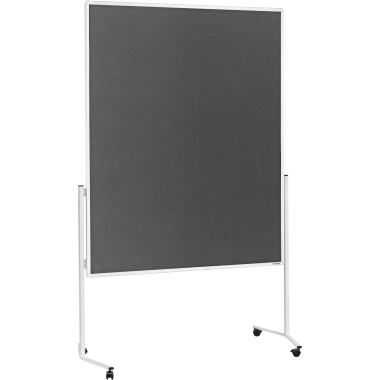 Moderationswand Magnetop. 2111101 grau Filzbespannt