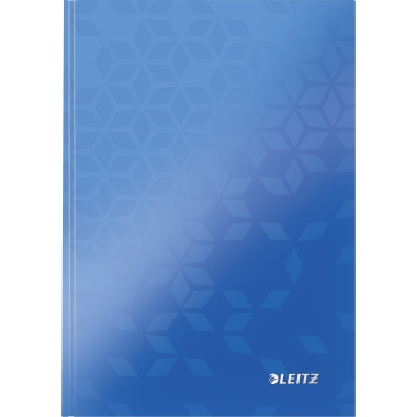 Notizbuch Leitz 4628 A5 80Bl. kar. blau 