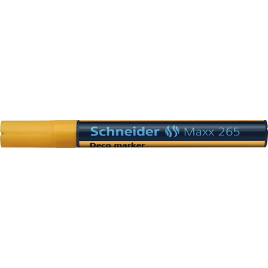 Deco Marker Schneider Maxx 265 orange 1-3mm, Rundspitze, Window