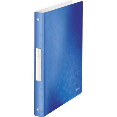 Ringbuch Leitz Wow A4 25mm 4R blau metallic