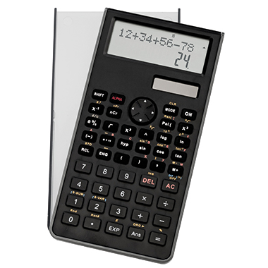 Taschenrechner GENIE 82SC 12071 10stel. schwarz, 240 Funktionen