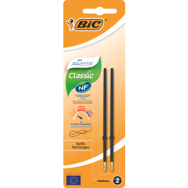 Kugelschreibermine BIC 8924101 schwarz Für Atlantis Soft, Re Action, Re Actioin