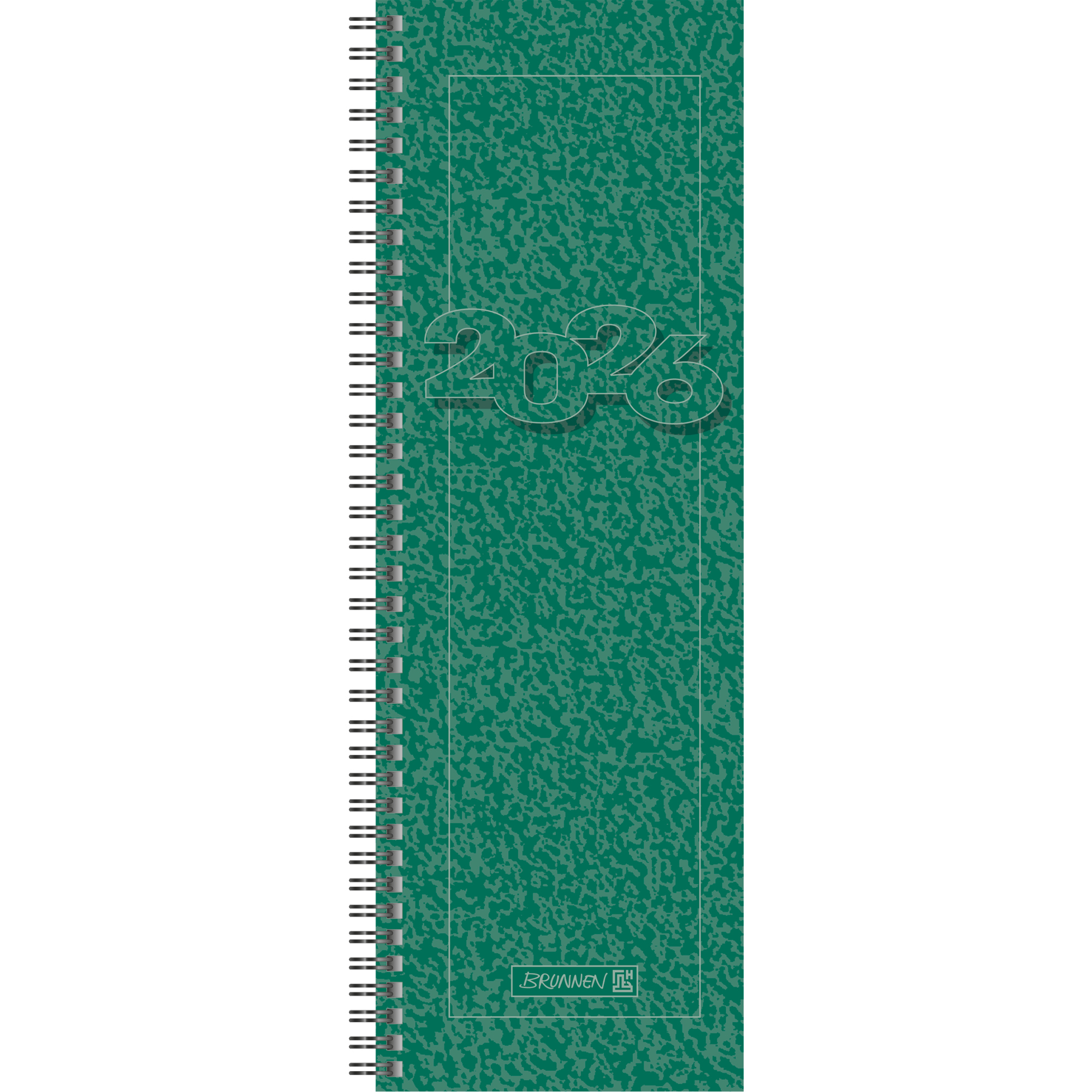 Vormerkbuch 78201 1S/1W 10x29,7cm grün 64 Seiten, Jahresübersicht Aktuelles J