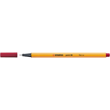 Feinschreiber STABILO® Point 88/50 dunkelrot 0,4mm
