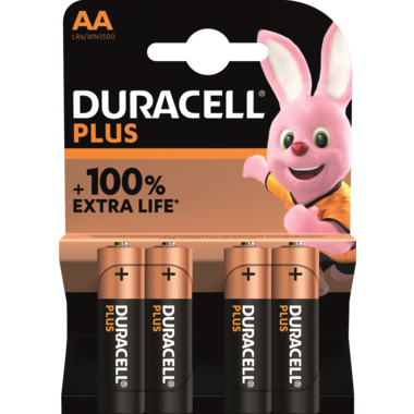 Batterie Duracell AA LR06 1,5V 4 ST. Extra Life