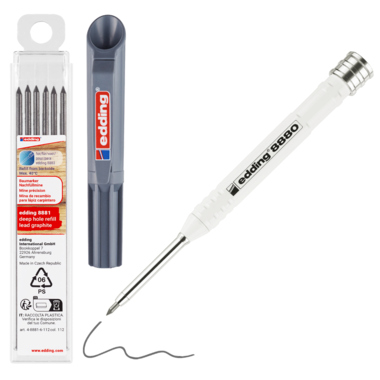 Tieflochmarker edding Set 8880 + 8881 1-3mm, Rundspitze