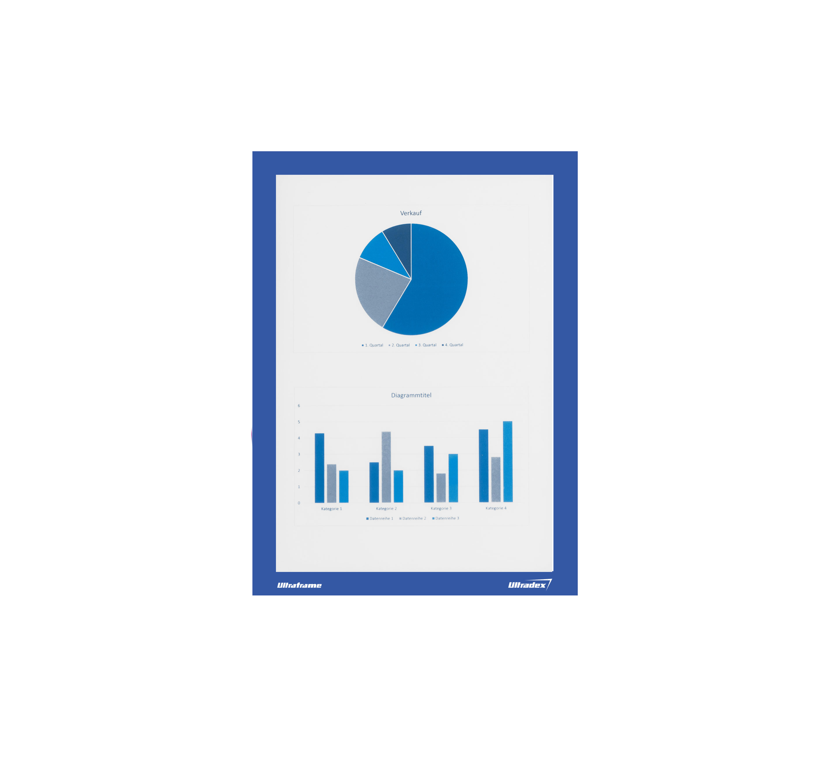 Inforahmen A4  Ultradex ULT891007 blau Ultraframe