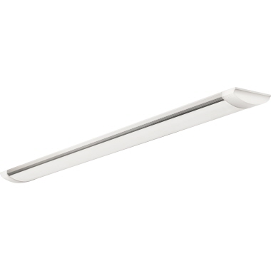LED-Deckenleuchte ALCO 9068 weiß-silber Aluminium, Kunststoff, 4.500k,120/12/3cm