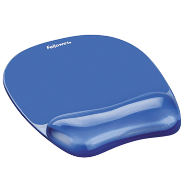 Mauspad Fellowes 9114120 Crystals Gel bl Blau