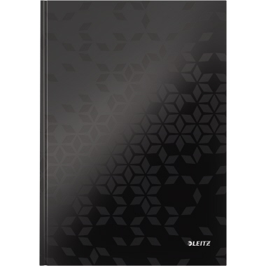 Notizbuch Leitz WOW 46261095 schwarz A4 kariert