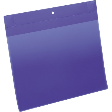Neodym Magnettasche DURABLE 1748 A4 quer dunkelblau 10 Stück