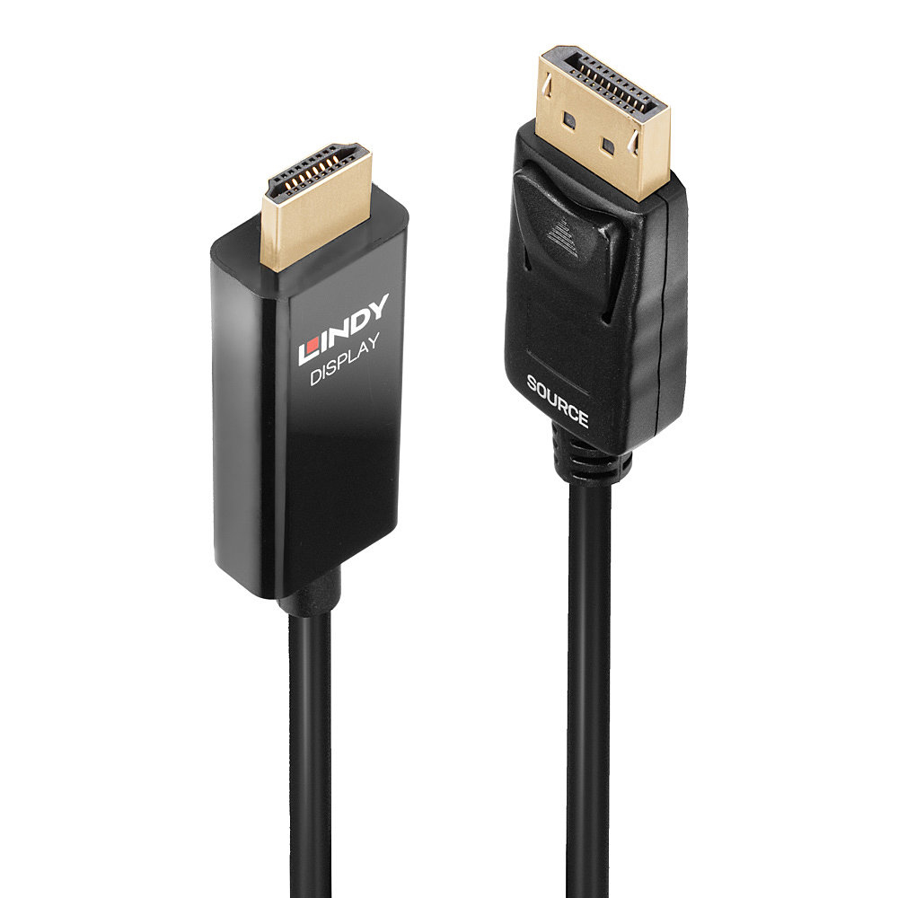 Videokabel Lindy 40925 1m Display Port auf HDMI mit HDR