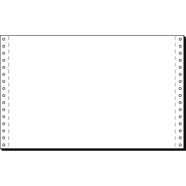 Tabellierp. 8x330mm 1fach 60g blanko LP Sige 08330
