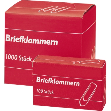 Büroklammer 32mm verzinkt 