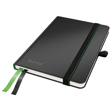 Notizbuch Leitz Complete A6 kariert schw 44790095