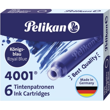 Tintenpatrone Pelikan 4001 TP/6 blau 