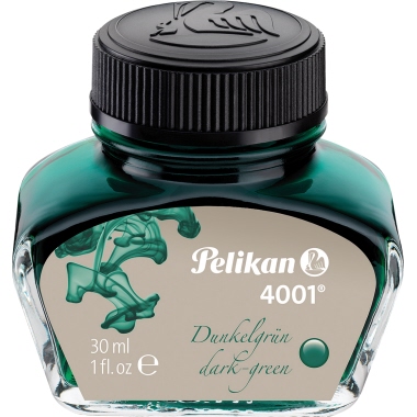 Tintenglas Pelikan 4001 30ml dunkelgrün 