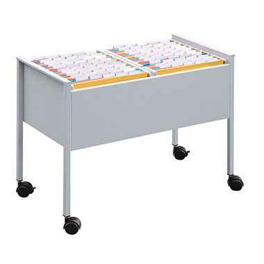 Hängemappenwagen DURABLE doppelbahnig silbermetallic 