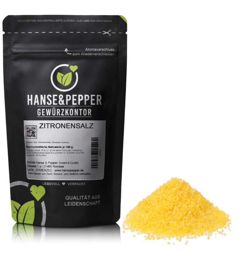 Zitronensalz Hanse & Pepper 100g