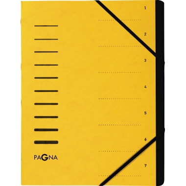 Ordnungsmappe Pagna 40058 A4 7F. gelb 