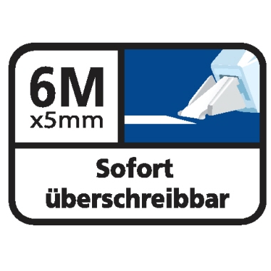 Korrekturroller Tipp-Ex Mini Pocketmouse 5mm X 6m, WEIßES Gehäuse