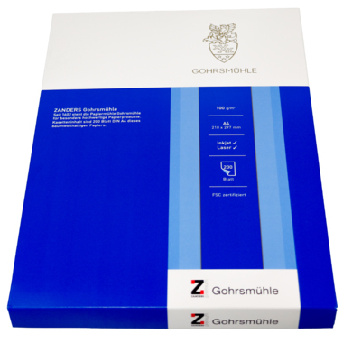 Briefpapier Gohrsmühle A4 100g weiß mit Wasserzeichen