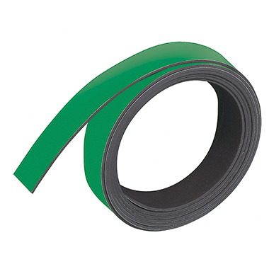 Magnetband Franken M802 10mm x 1m grün Zum Selbstzuschnitt, Beschriftbar