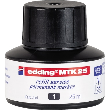 Nachfülltusche Edding MTK25 25ml schwarz 