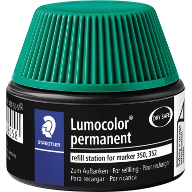 OHP-Marker Refill Staedtler 48850 grün Lumocolor, Wasserfest, Inhalt 30 Ml