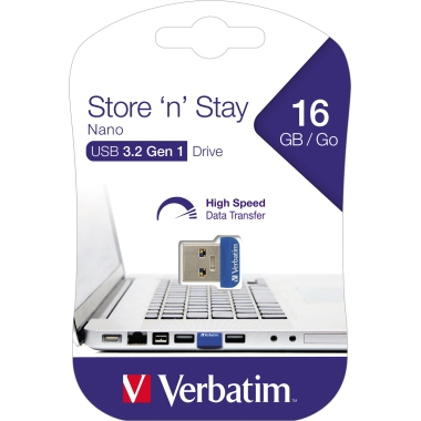 USB 3.0 Stick 16GB, Nano Store'n'Stay 