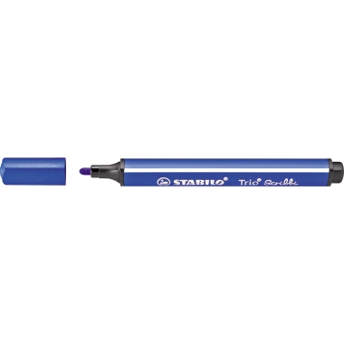 Faserschreiber Stabilo 368/932 blau Trio Scribbi, 1,5-2mm