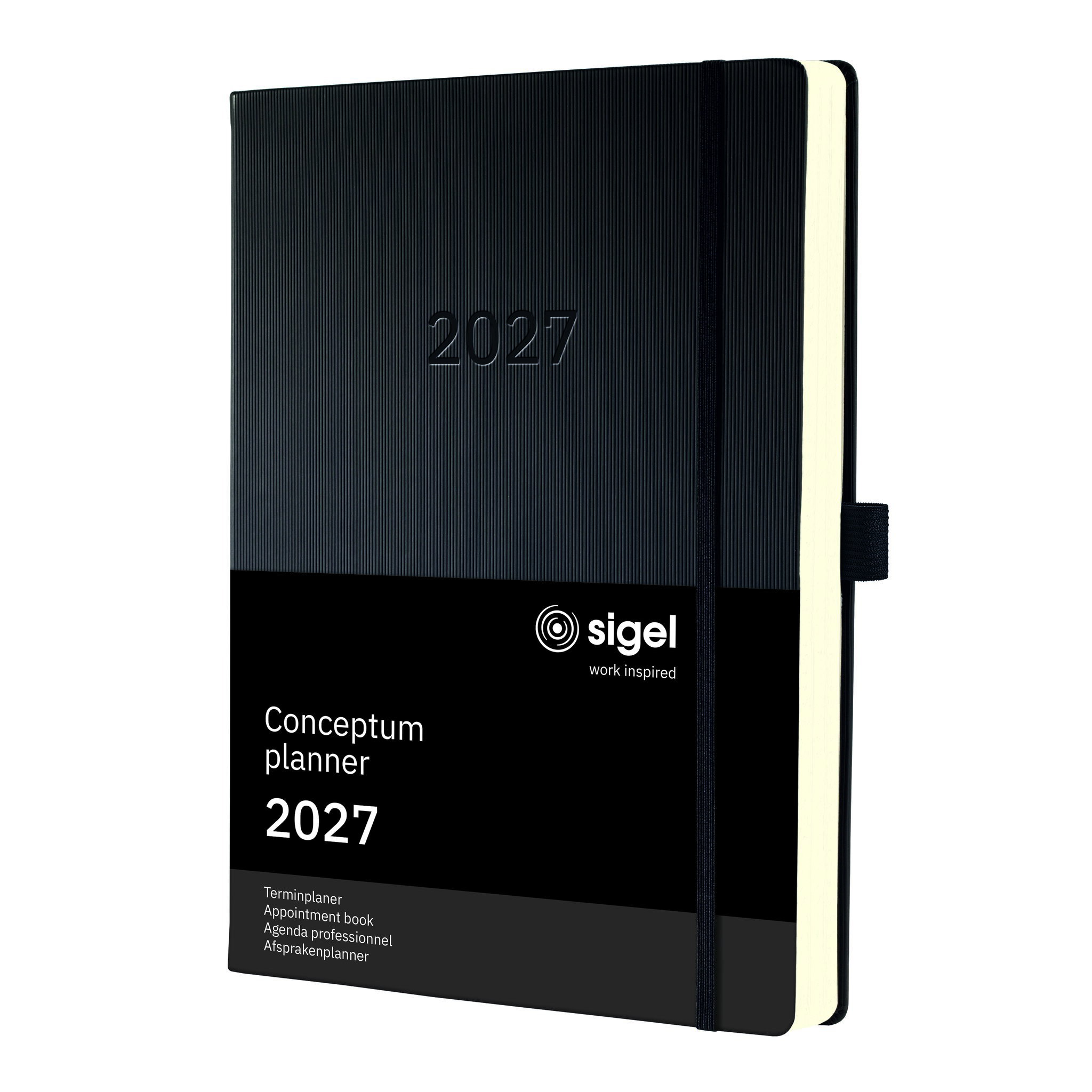 Buchkalender Sigel Conceptum C2704 schw.